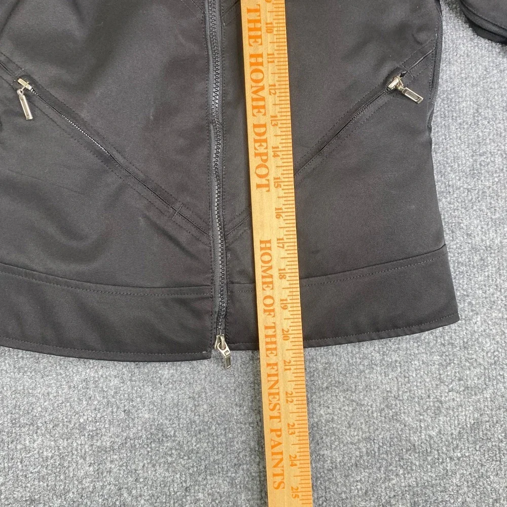 Erin Snow Womens XS Black Full Zip Ski Jacket Powder Skirt 410211 Seam Sealed - Picture 11 of 15
